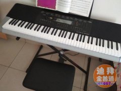 自用卡西欧WK-240电子琴(带琴架、踏板、琴凳) 自用卡西欧WK-240电子琴(带琴架、踏板、琴凳)