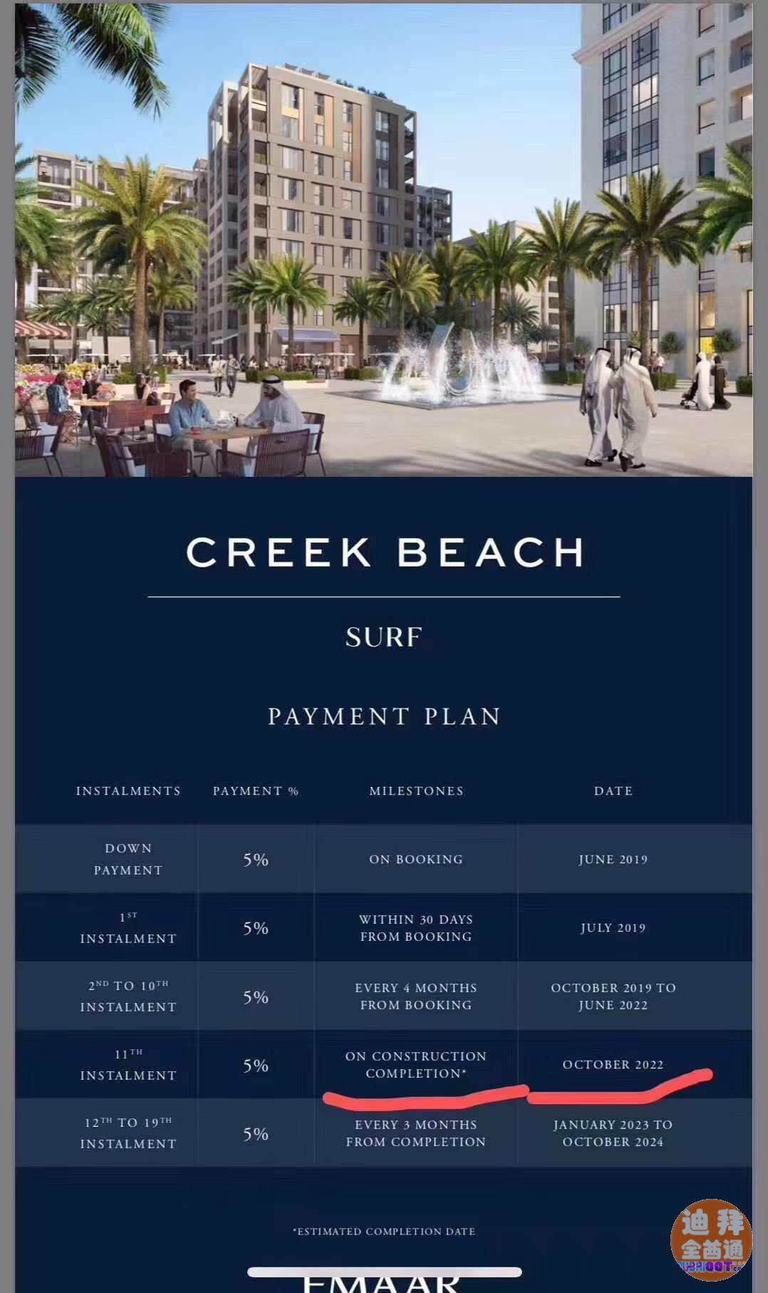 迪拜房产Emaar 云溪港 迪拜房产Emaar 云溪港