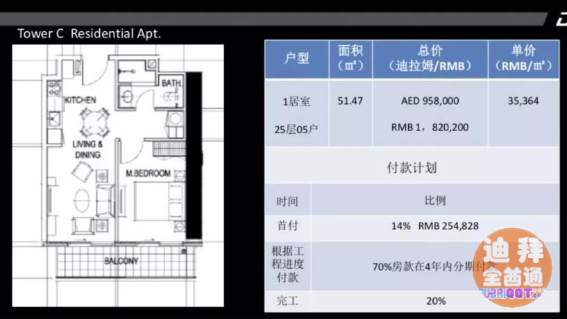 迪拜房产 — 迪拜市中心商务港区,DAMAC AYKON C 迪拜房产 — 迪拜市中心商务港区,DAMAC AYKON C