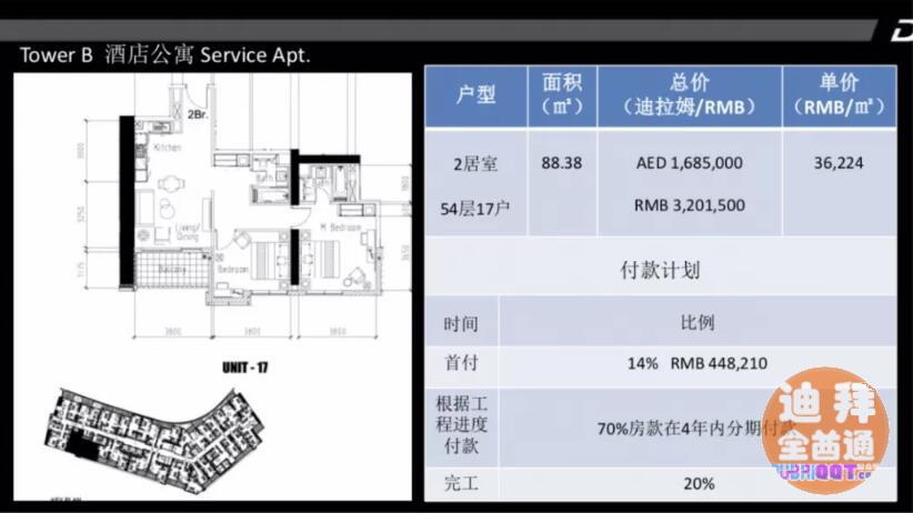 迪拜房产 — 迪拜市中心商务港区,DAMAC AYKON C 迪拜房产 — 迪拜市中心商务港区,DAMAC AYKON C