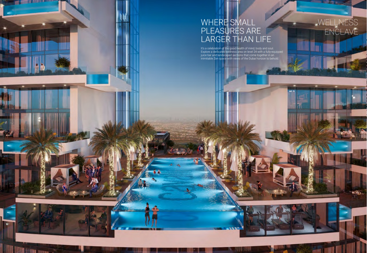 迪拜海景房 未来住宅的典范!空中泳池+空中花园 迪拜海景房 未来住宅的典范!空中泳池+空中花园