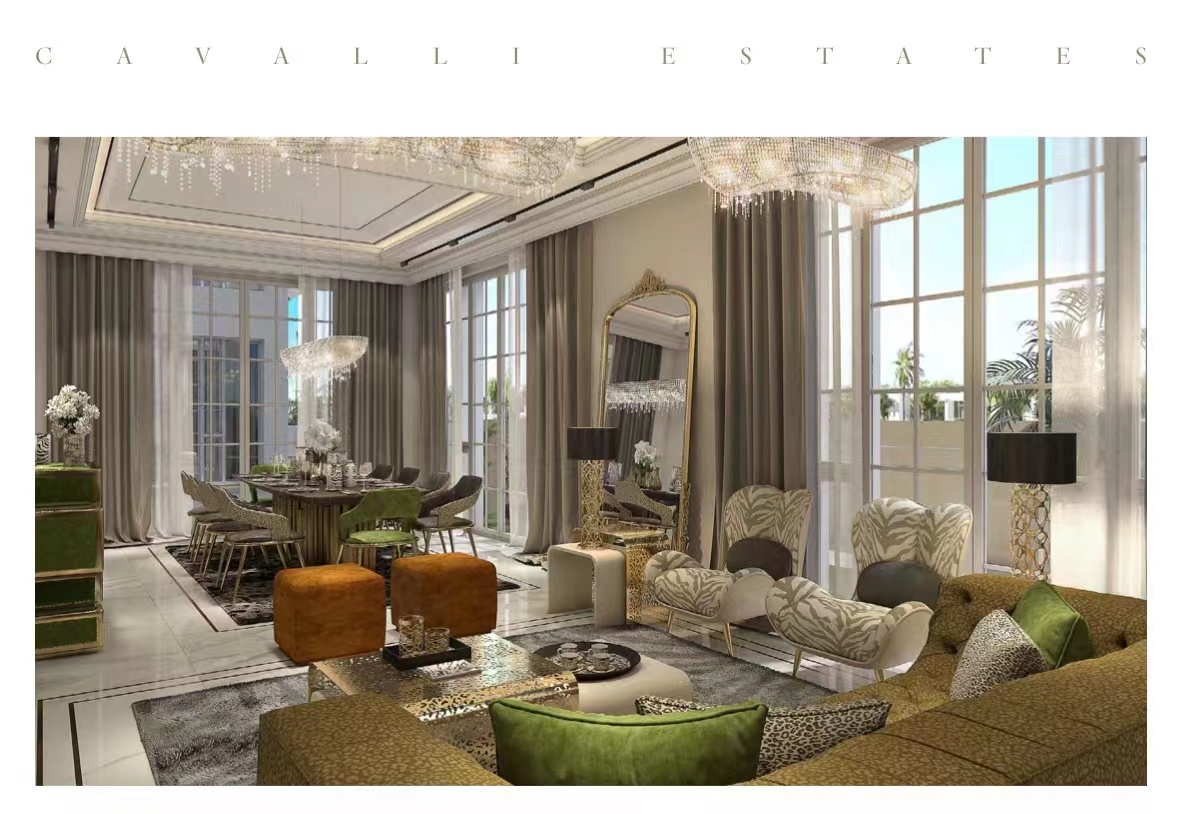 迪拜海外房产Dmaac Cavalli顶奢别墅带电梯一线全高 迪拜海外房产Dmaac Cavalli顶奢别墅带电梯一线全高