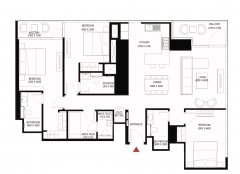 �ϰݺ��ⷿ��#���պ÷��Ƽ� Sobha One Tower 