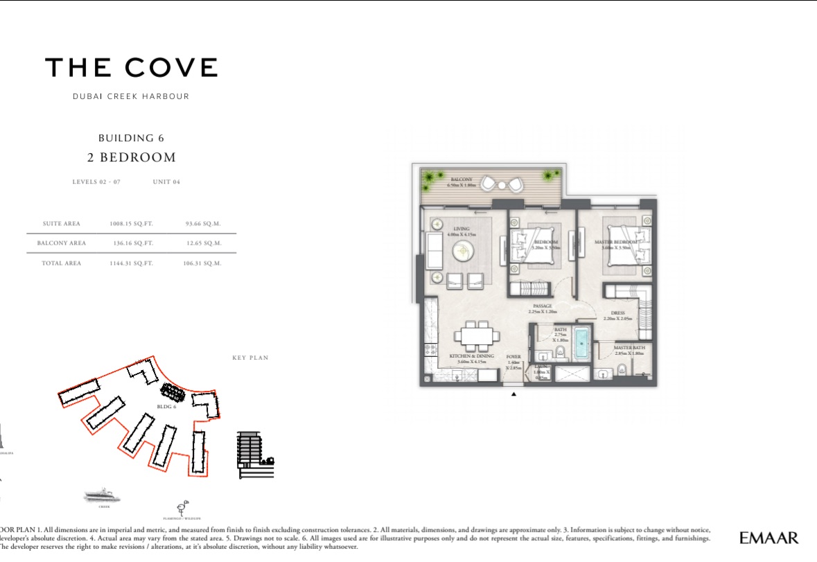 迪拜海外房产云溪港公园、海景2房出售Cove2 正面海景+公 迪拜海外房产云溪港公园、海景2房出售Cove2 正面海景+公